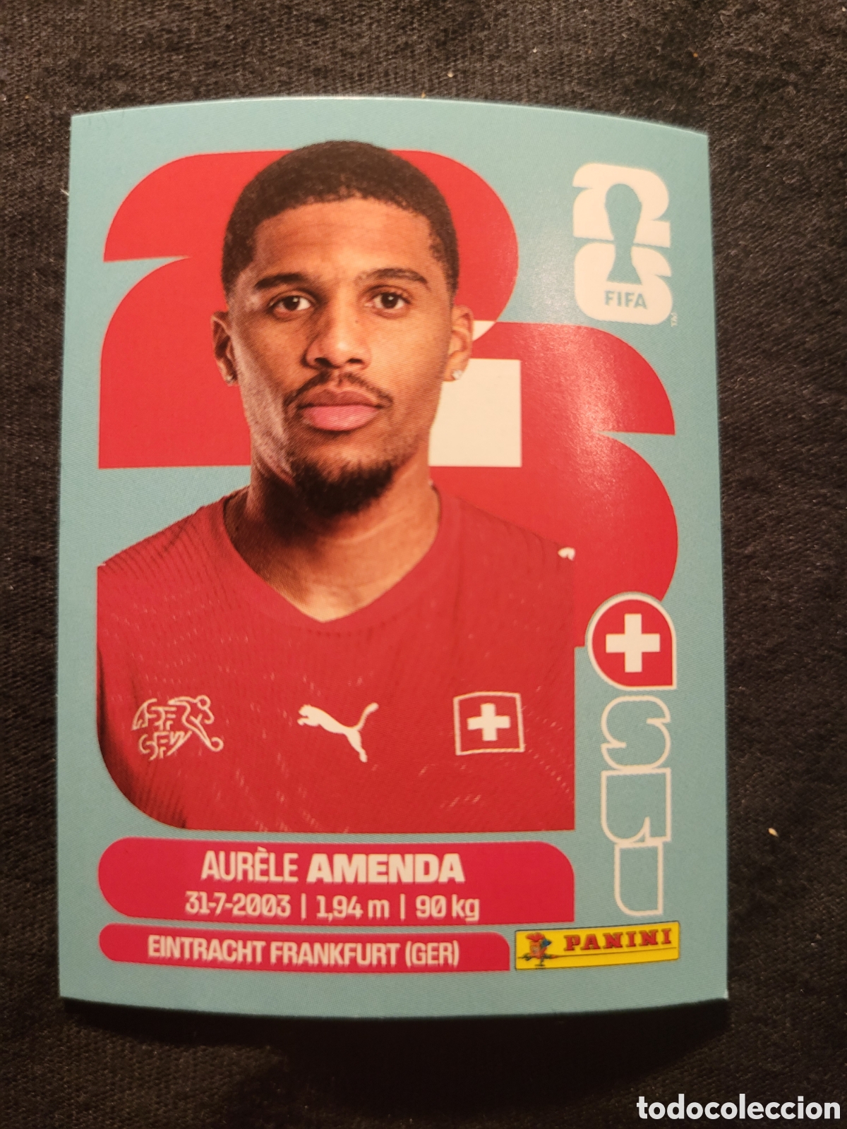 Cromos de Futebol: SUI 7 Aurele Amenda [Sticker] / FIFA World Cup 2026