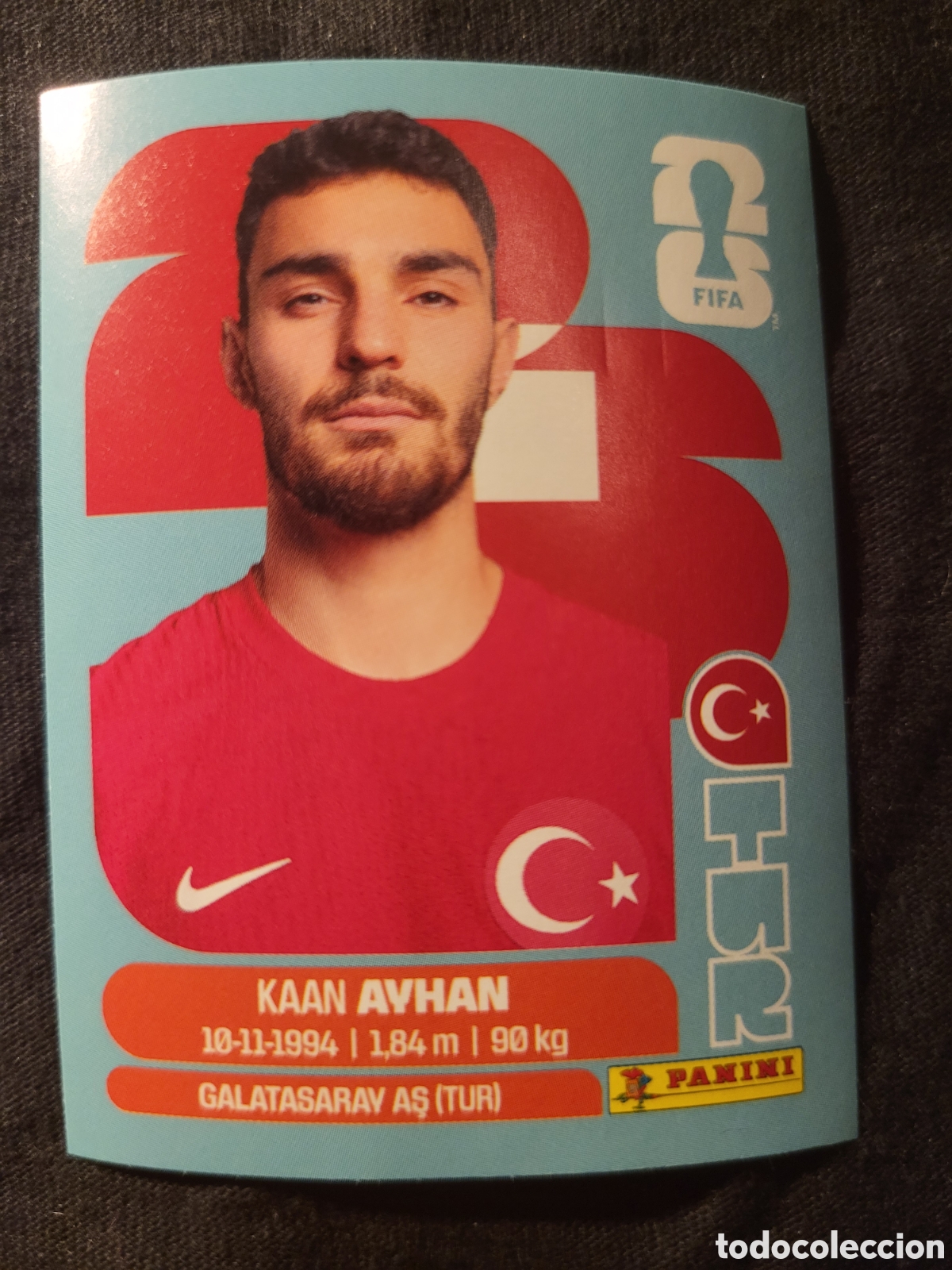 Cromos de F&uacute;tbol: TUR 9 Kaan Ayhan [Sticker] / FIFA World Cup 2026