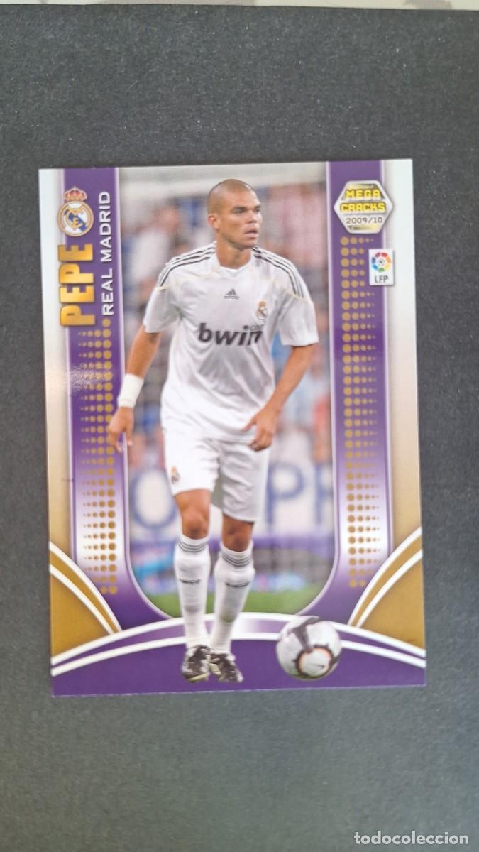 Cromos de F&uacute;tbol: L1 PEPE REAL MADRID 131 PANINI MEGACRACKS 2009 2010 09 10