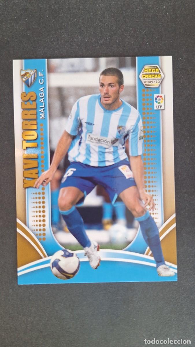 Cromos de F&uacute;tbol: L1 XAVI TORRES MALAGA C. F. 154 PANINI MEGACRACKS 2009 2010 09 10