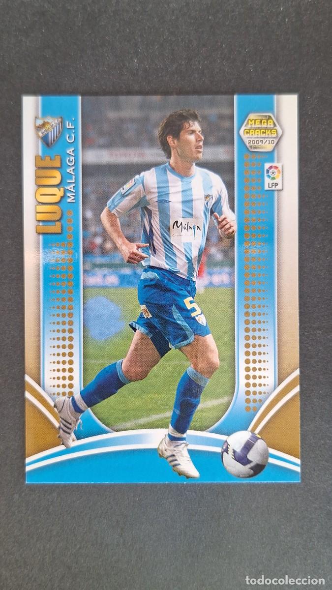 Cromos de F&uacute;tbol: L1 LUQUE MALAGA C. F. 159 PANINI MEGACRACKS 2009 2010 09 10