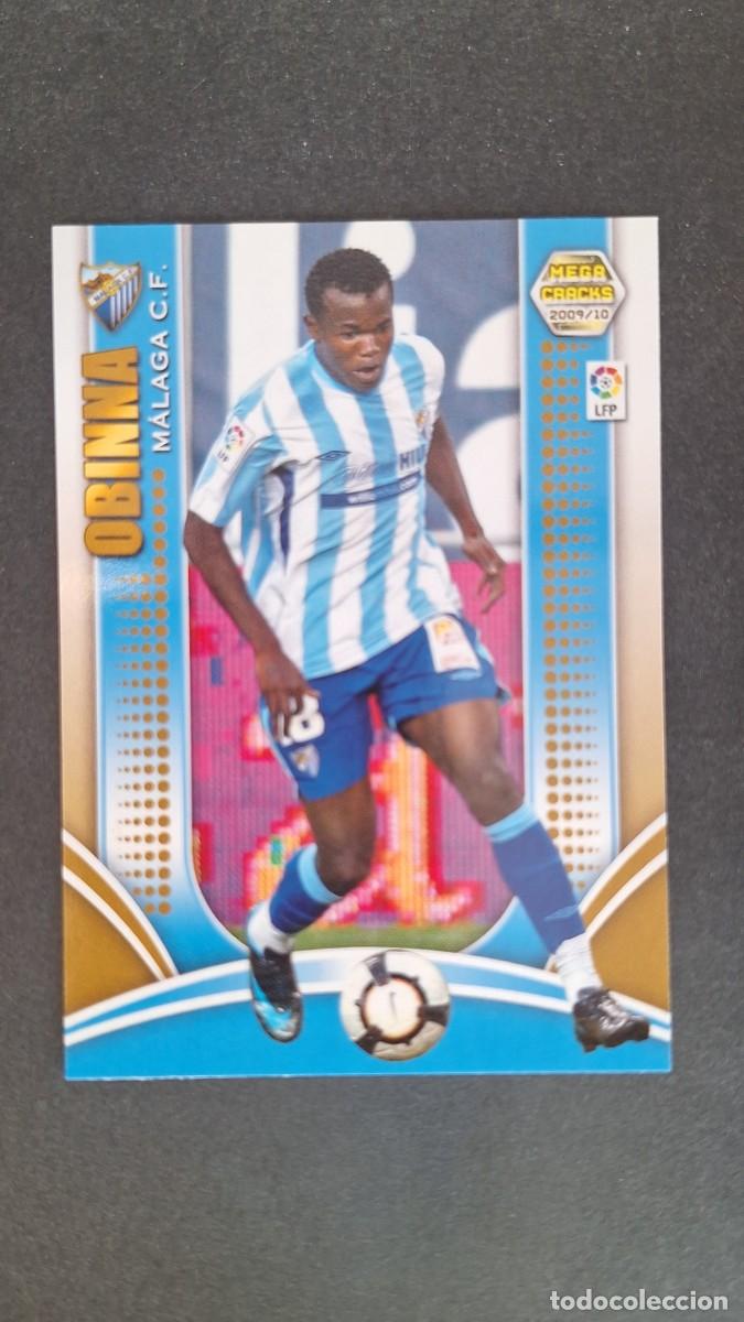 Cromos de F&uacute;tbol: L1 OBINNA MALAGA C. F. 161 PANINI MEGACRACKS 2009 2010 09 10