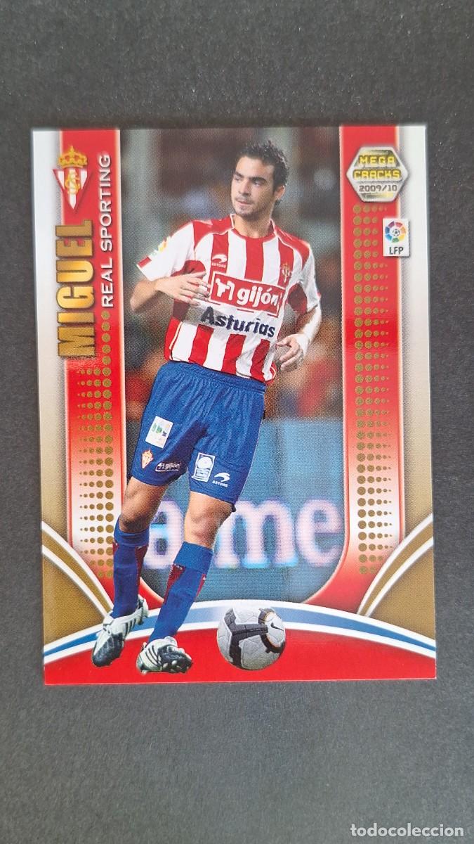 Cromos de F&uacute;tbol: L1 MIGUEL SPORTING DE GIJON 247 PANINI MEGACRACKS 2009 2010 09 10