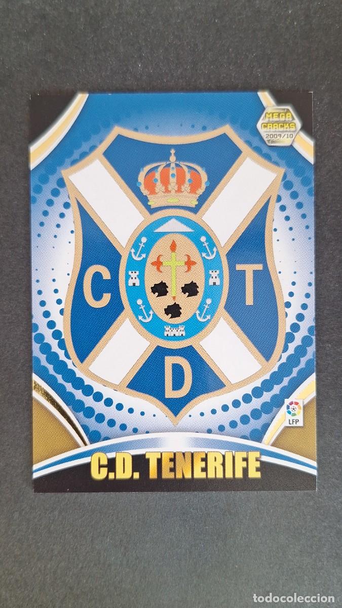 Cromos de F&uacute;tbol: L1 ESCUDO C. D. TENERIFE 253 PANINI MEGACRACKS 2009 2010 09 10