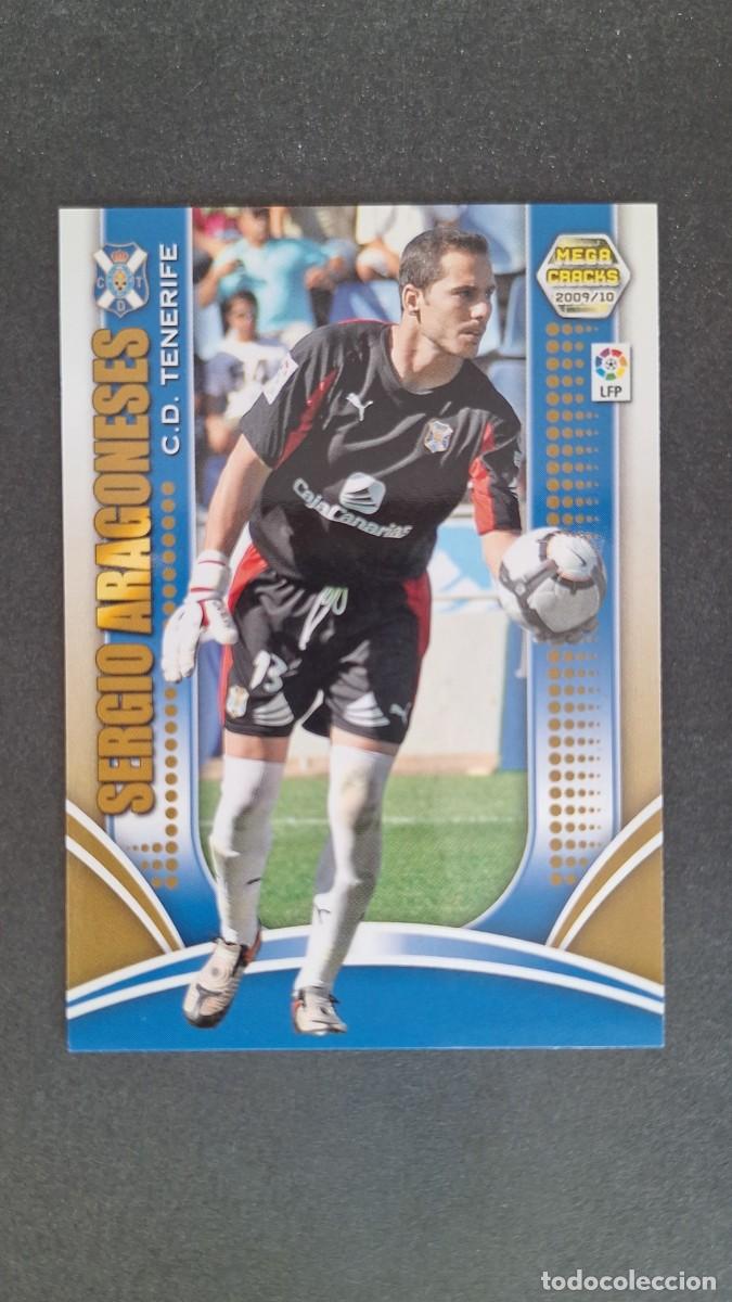 Cromos de F&uacute;tbol: L1 SERGIO ARAGONESES C. D. TENERIFE 254 PANINI MEGACRACKS 2009 2010 09 10