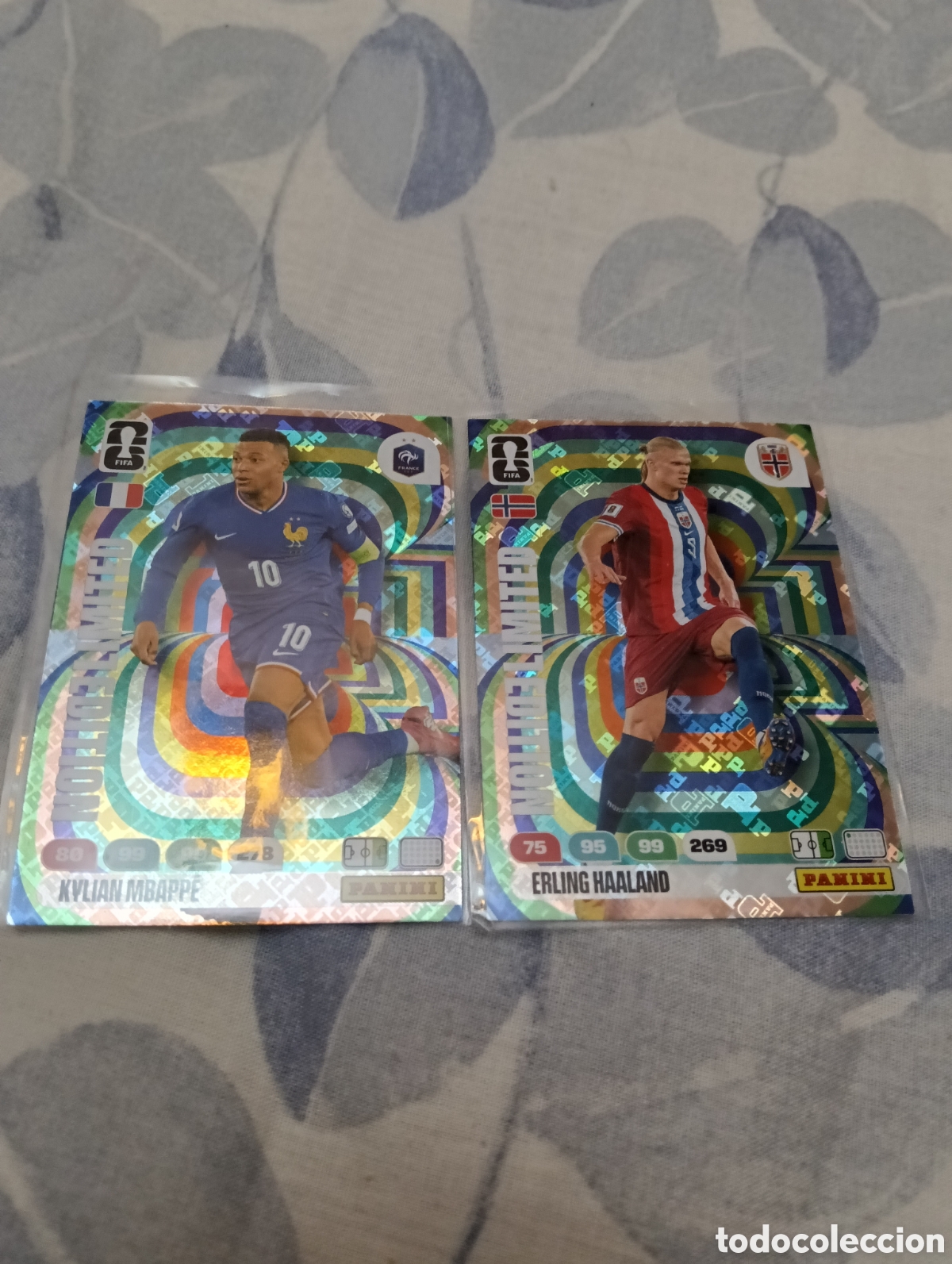 Cromos de F&uacute;tbol: 2 Cartas edici&oacute;n limitada de Adrenalyn World cup