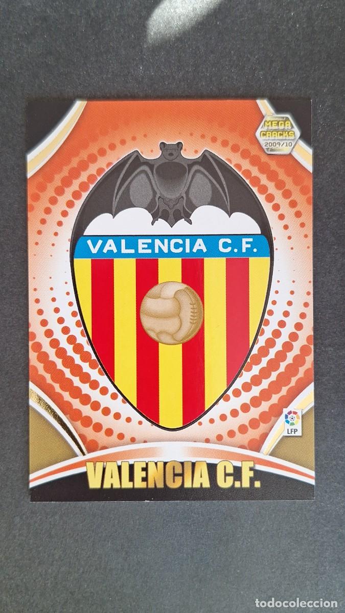 Cromos de F&uacute;tbol: L1 ESCUDO VALENCIA C. F. 271 PANINI MEGACRACKS 2009 2010 09 10