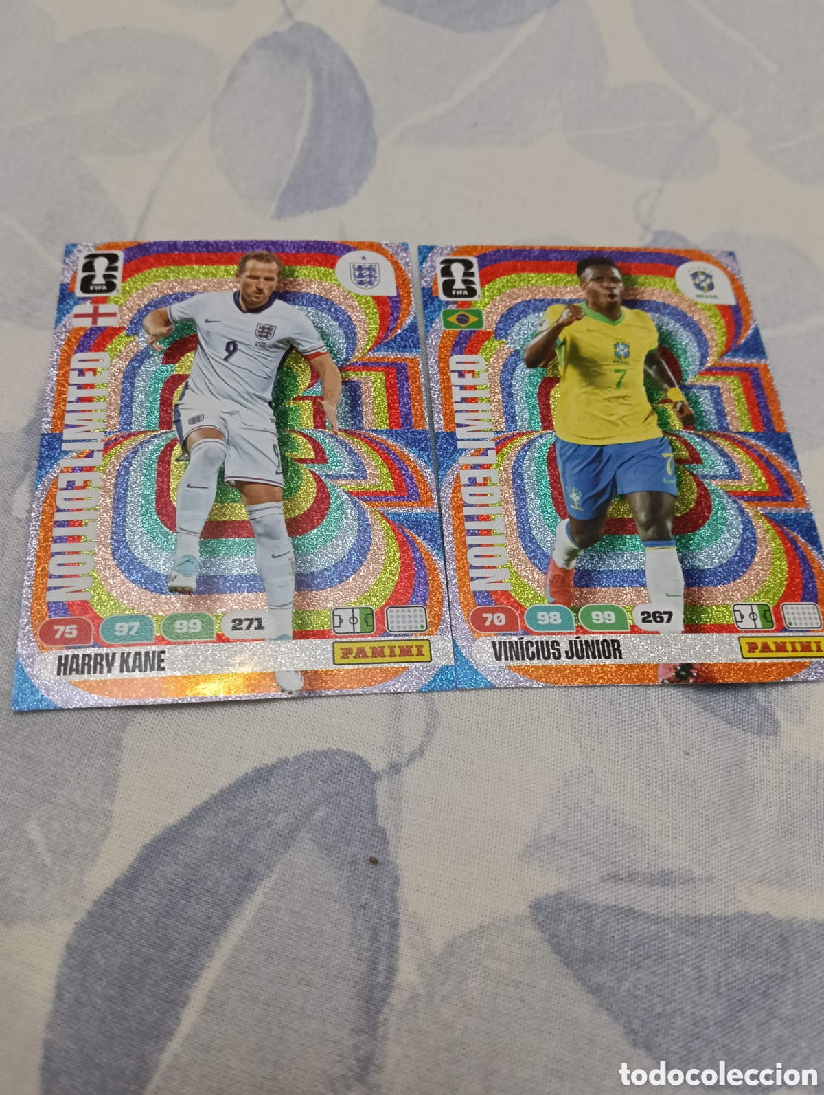 Cromos de F&uacute;tbol: 2 Cartas edici&oacute;n limitada de Adrenalyn World cup 26