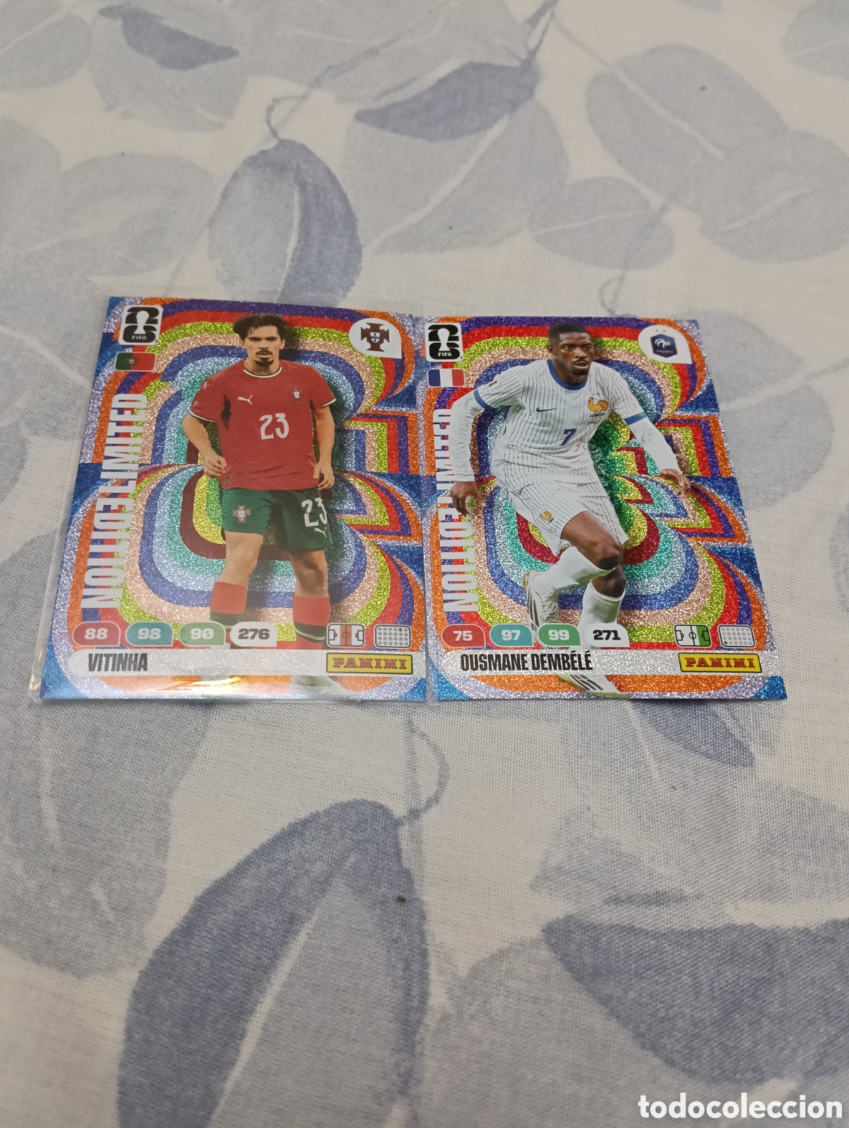 Cromos de F&uacute;tbol: 2 Cartas edici&oacute;n limitada de Adrenalyn World cup 26