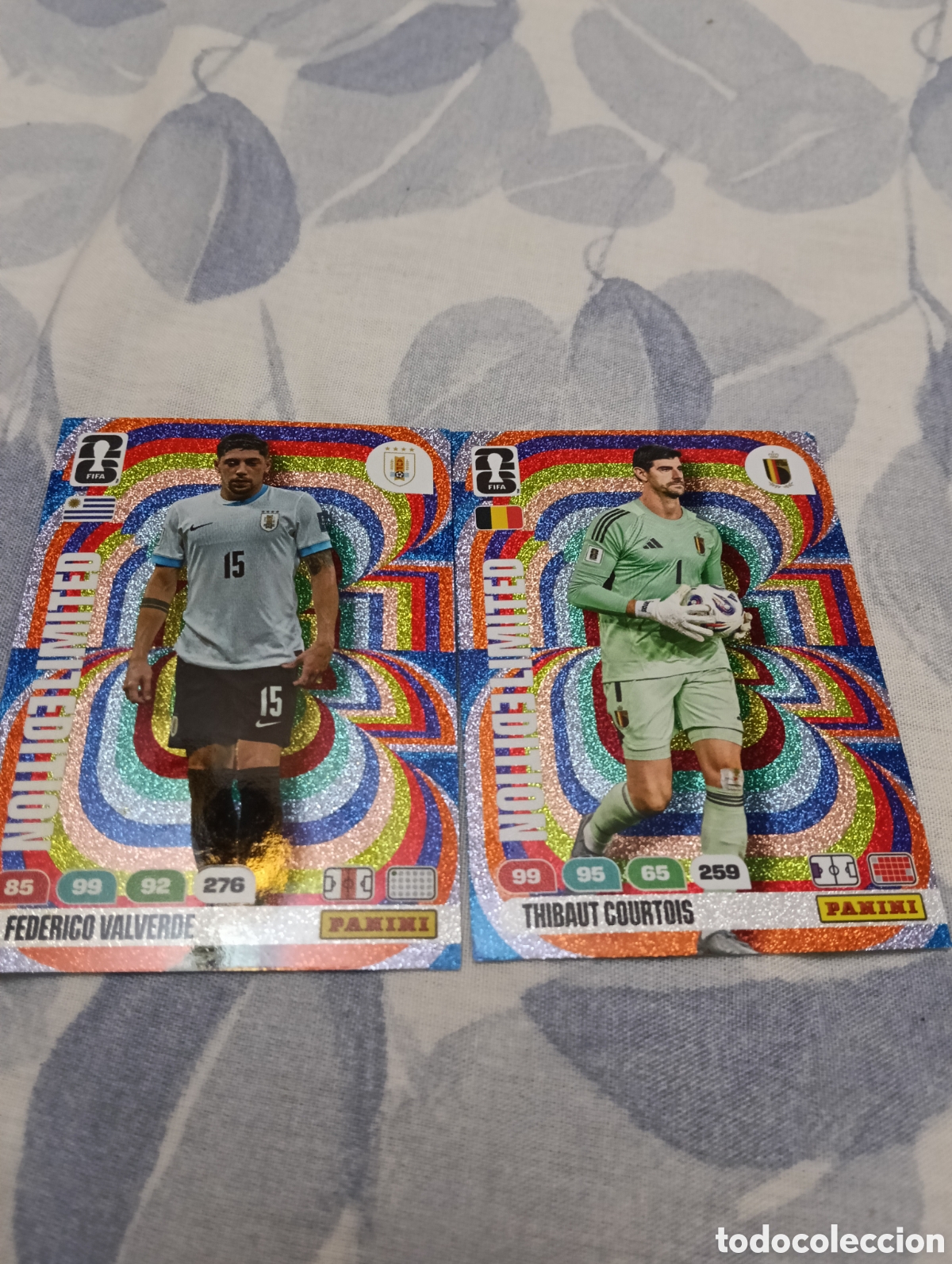 Cromos de F&uacute;tbol: 2 Cartas edici&oacute;n limitada de Adrenalyn World cup 26