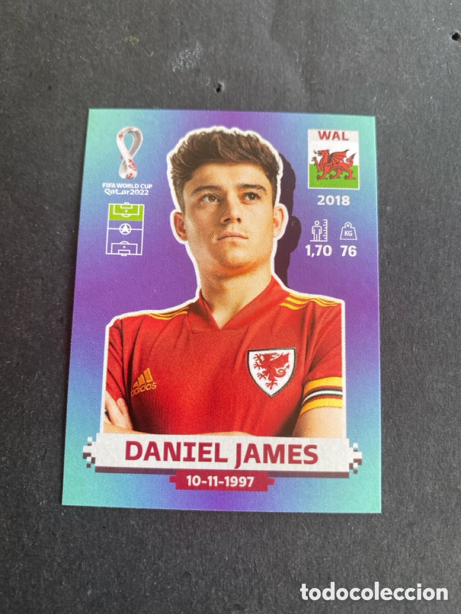 Cromos de F&uacute;tbol: Cromo Mundial Qatar 2022 Pais Gal&eacute;s N* 18
