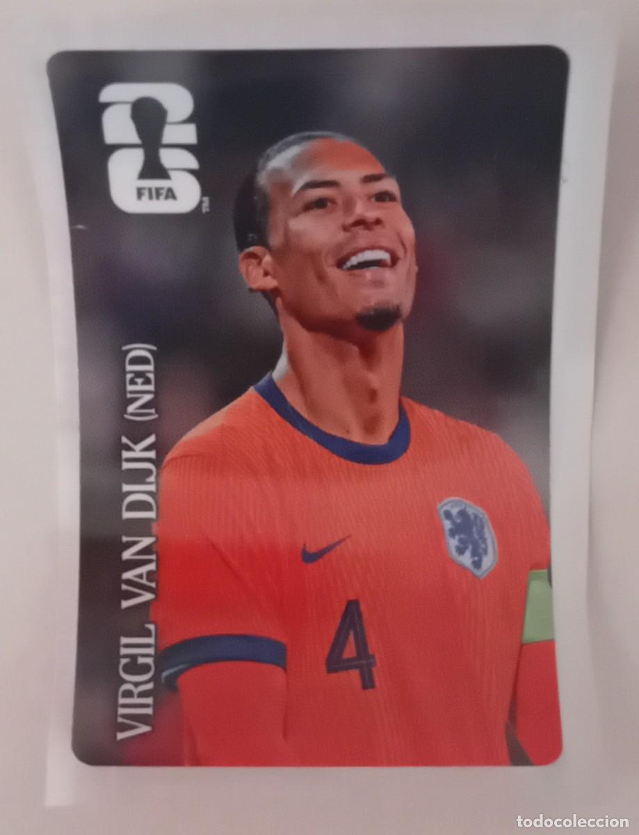 Cromos de F&uacute;tbol: Figurina Panini 2026 Cromo World Cup Usa Mundial 2026 Virgil Van Dijk Netherlands Coca Cola NED