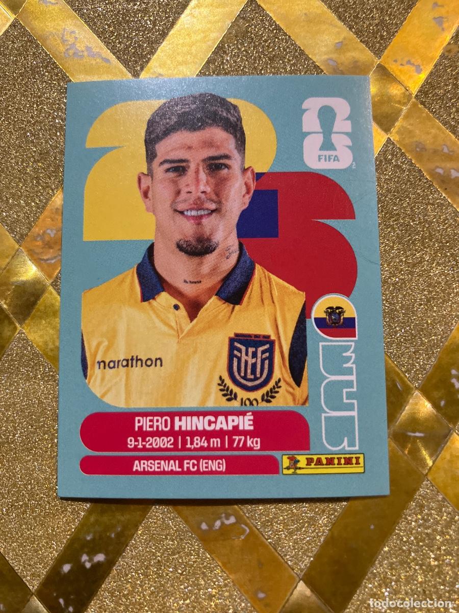 Cromos de F&uacute;tbol: CROMO DE F&Uacute;TBOL NUMERO ECU 4 PIERO HINCAPIE ECUADOR MUNDIAL 2026 MEXICO-EEUU-CANADA PANINI !