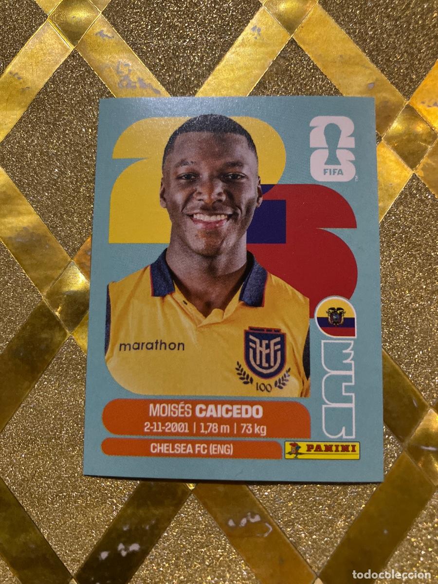 Cromos de F&uacute;tbol: CROMO DE F&Uacute;TBOL NUMERO COD 9 MOISES CAICEDO ECUADOR MUNDIAL 2026 MEXICO-EEUU-CANADA PANINI !