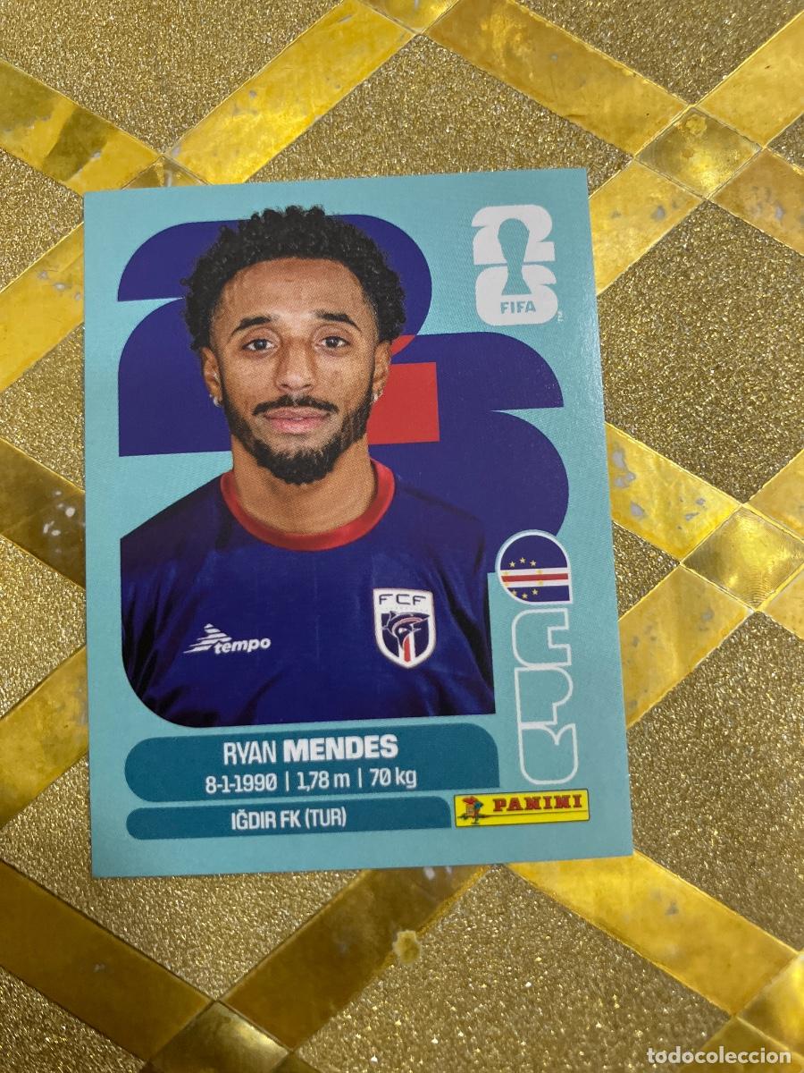 Cromos de F&uacute;tbol: CROMO DE F&Uacute;TBOL NUMERO CPV 17 RYAN MENDES CABO VERDE MUNDIAL 2026 MEXICO-EEUU-CANADA PANINI !