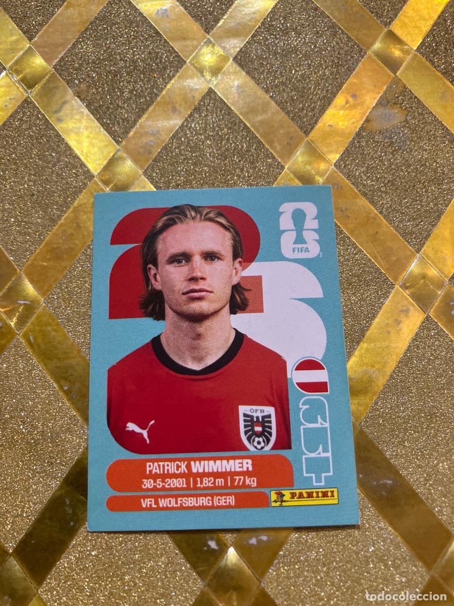 Cromos de F&uacute;tbol: CROMO DE F&Uacute;TBOL NUMERO AUT 17 PATRICK WIMMER AUSTRIA MUNDIAL 2026 MEXICO-EEUU-CANADA PANINI !