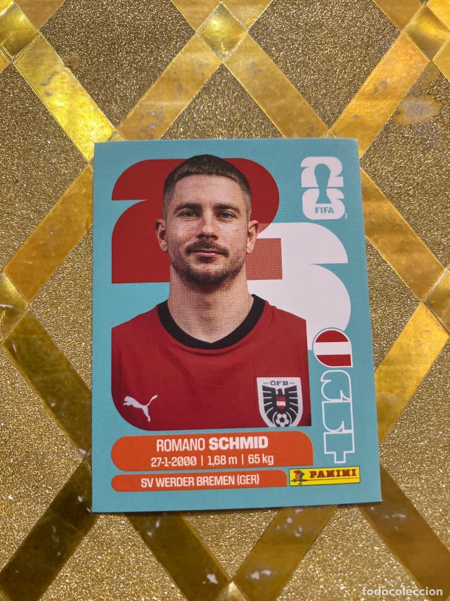 Cromos de F&uacute;tbol: CROMO DE F&Uacute;TBOL NUMERO AUT 16 ROMANO SCHIMED AUSTRIA MUNDIAL 2026 MEXICO-EEUU-CANADA PANINI !