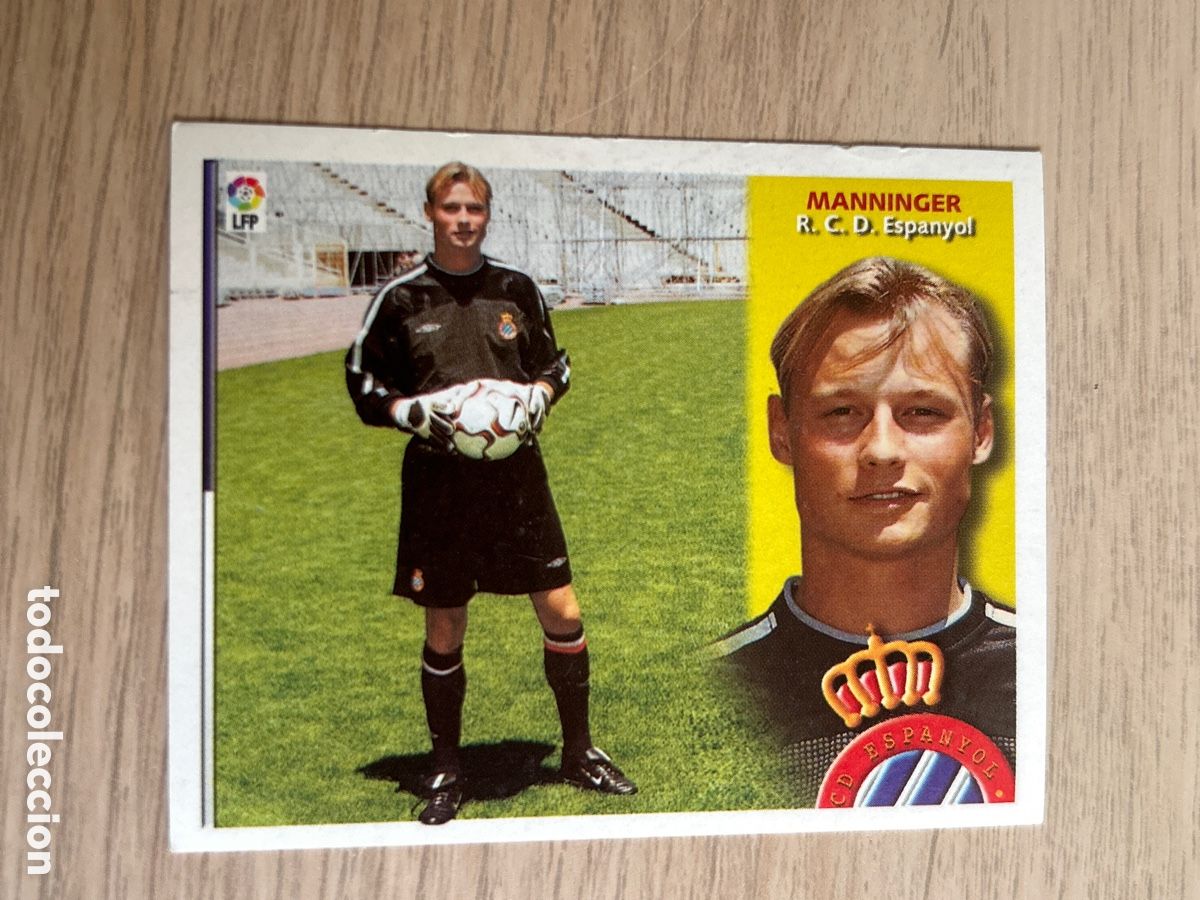 Cromos de F&uacute;tbol: MANNINGER ESPANYOL BAJA LIGA ESTE 2002 2003 02 03 NUNCA PEGADO SIN PEGAR