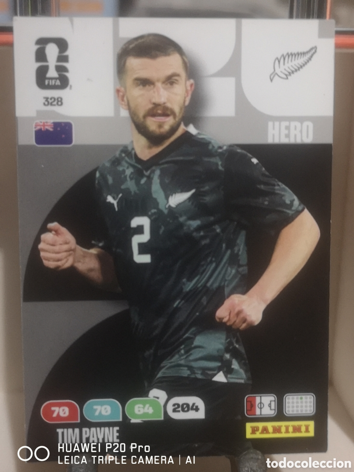 Cromos de F&uacute;tbol: 328 TIM PAYNE NUEVA ZELANDA FIFA WORLD CUP ADRENALYN MUNDIAL 2026