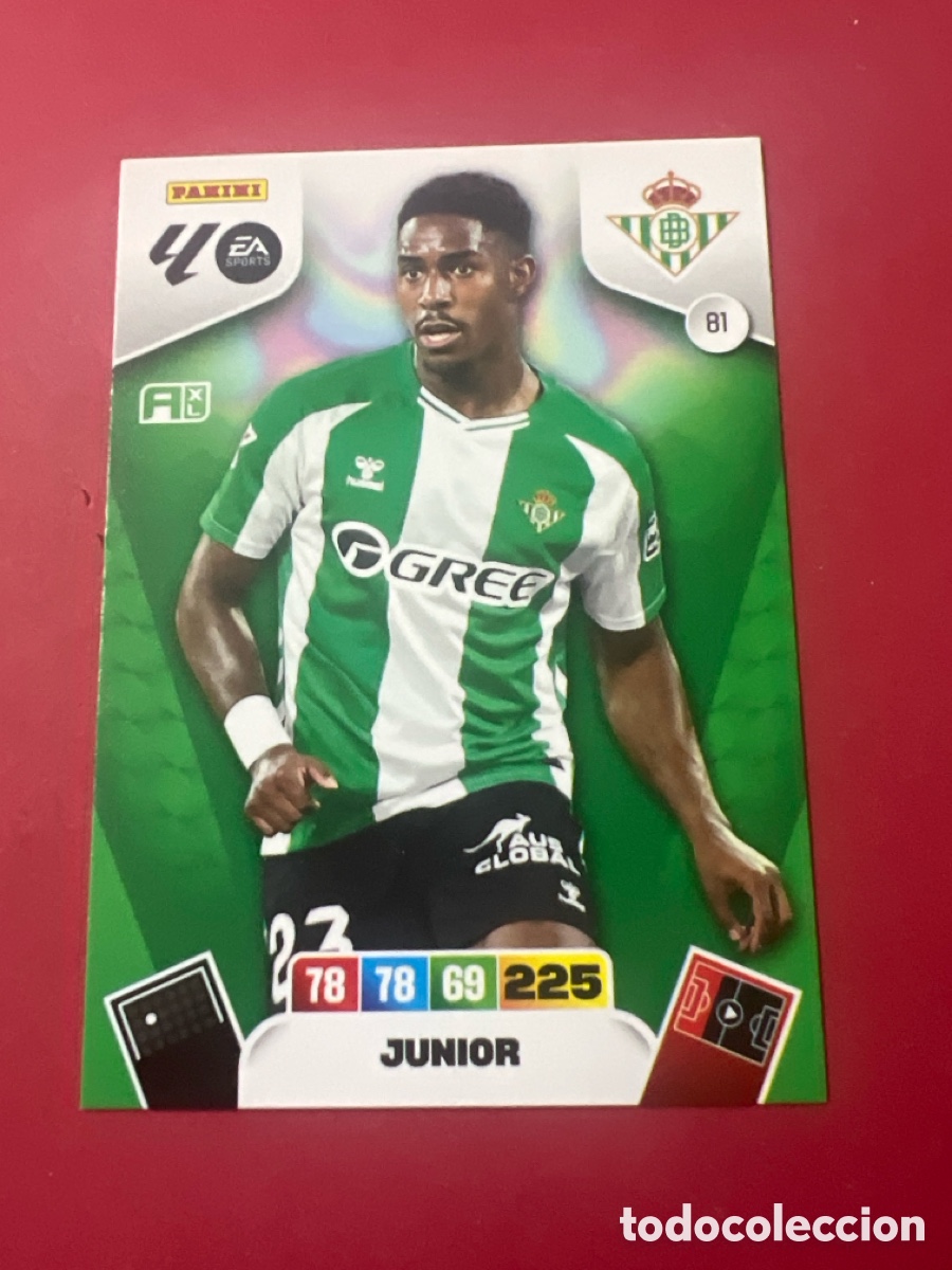 Cromos de Futebol: C182. 81 JUNIOR DEL BETIS 25 26 ADRENALYN XL 2025 2026