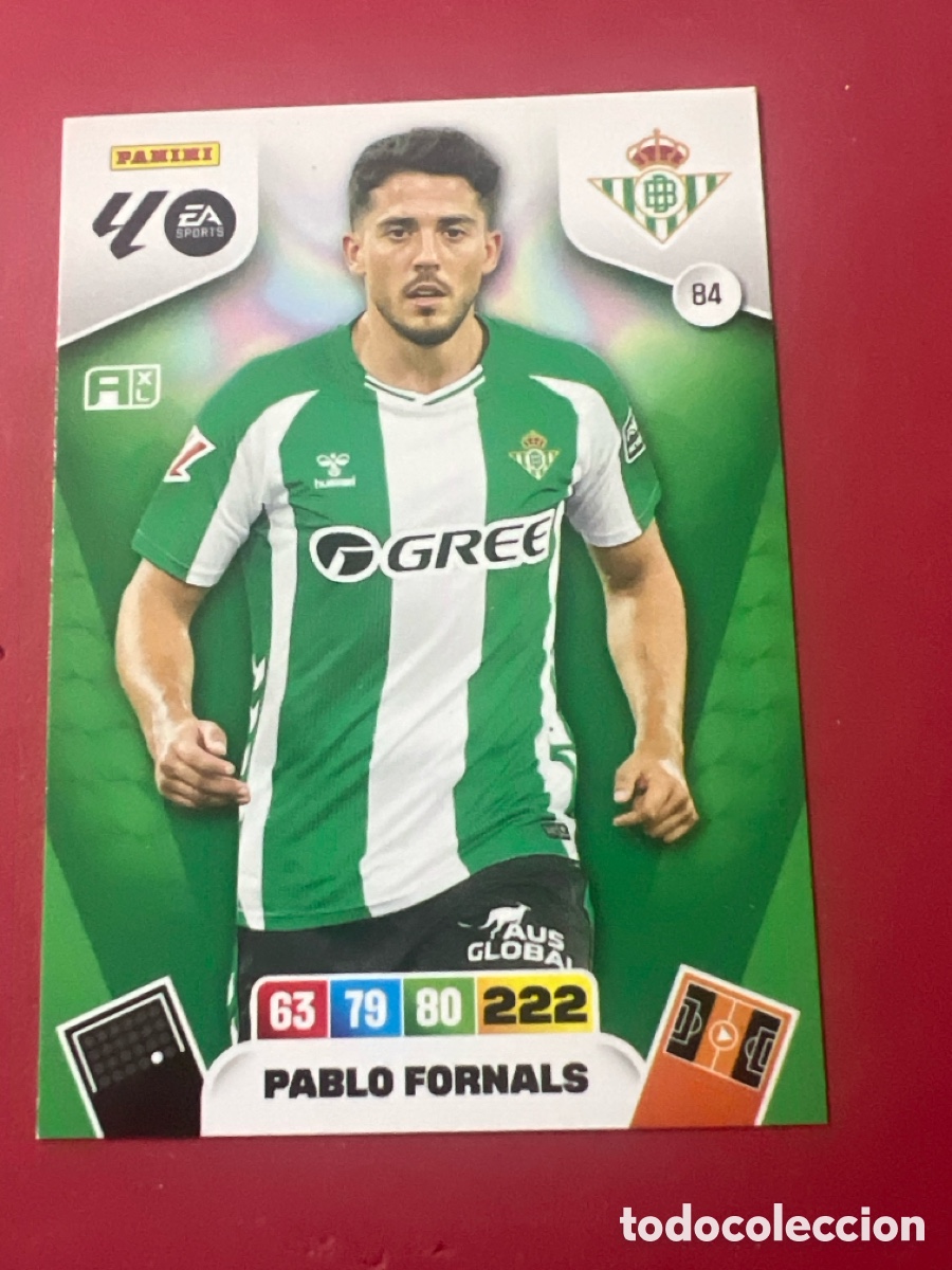 Figurine di Calcio: C183. PANINI ADRENALYN XL LIGA EA SPORTS 2025-2026 25-26 &ndash; Pablo Fornals Real Betis N&ordm; 84