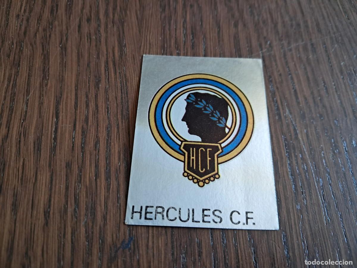 Football Stickers: CROMO DE F&Uacute;TBOL ESCUDO DEL HERCULES C.F., SIN PEGAR N&ordm; 127 LIGA MAGA 1983-1984/83-84 DE MAGA