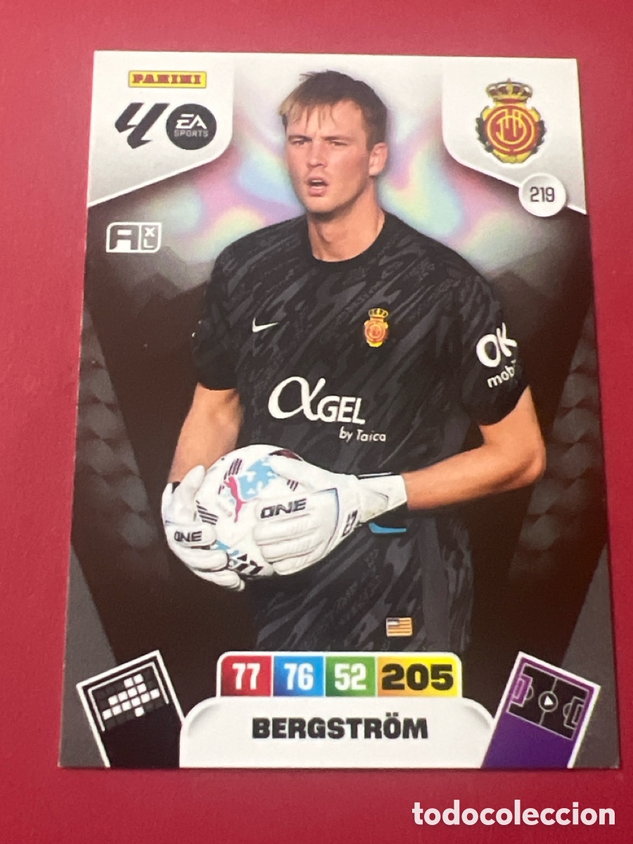 Figurine di Calcio: C184. PANINI ADRENALYN XL LIGA EA SPORTS 2025-2026 25-26 &ndash; Lucas Bergstr&ouml;m RCD Mallorca N&ordm; 219