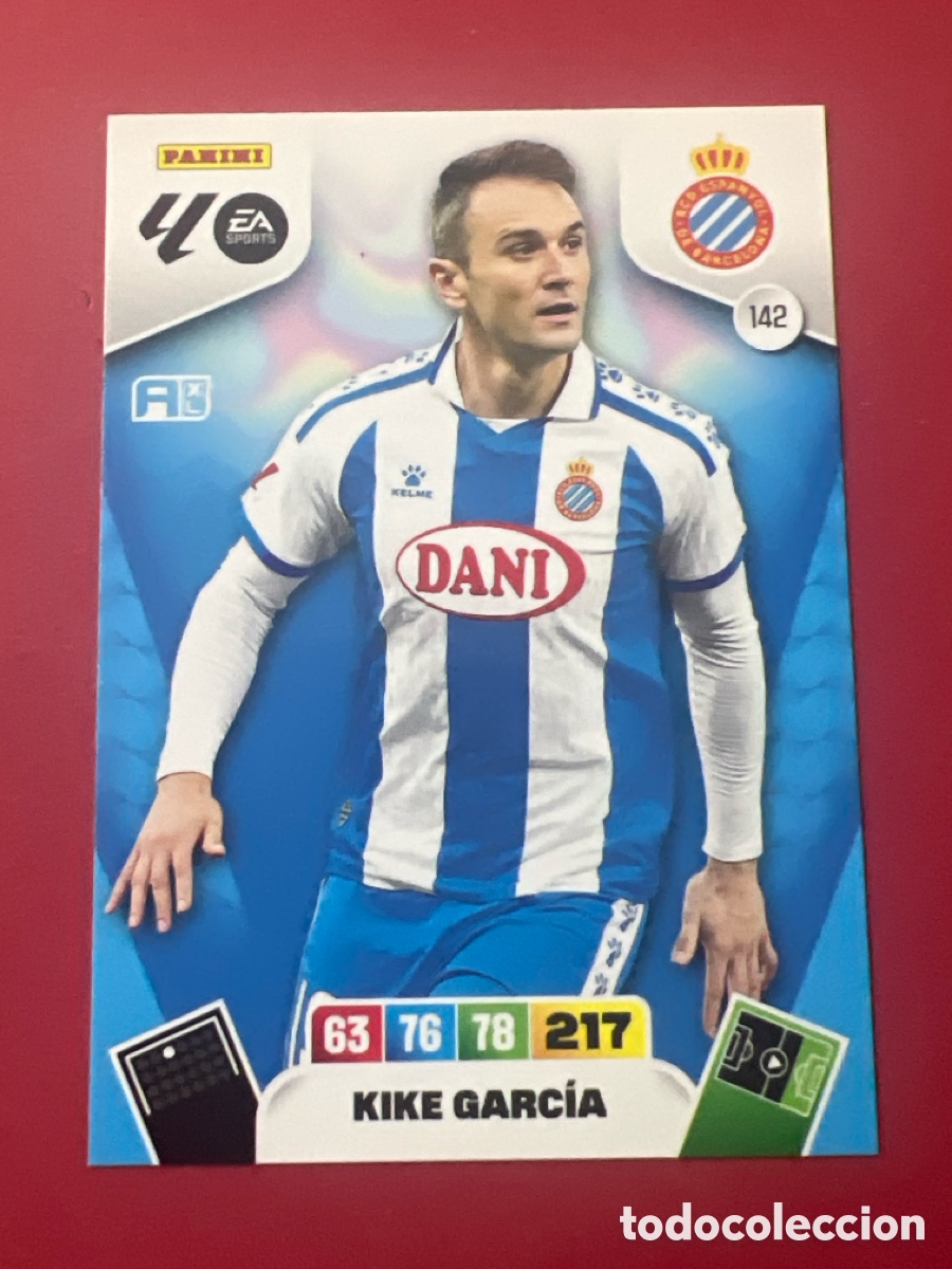 Cromos de Futebol: C185. 142 KIKE GARC&Iacute;A DEL ESPANYOL 25 26 ADRENALYN XL 2025 2026
