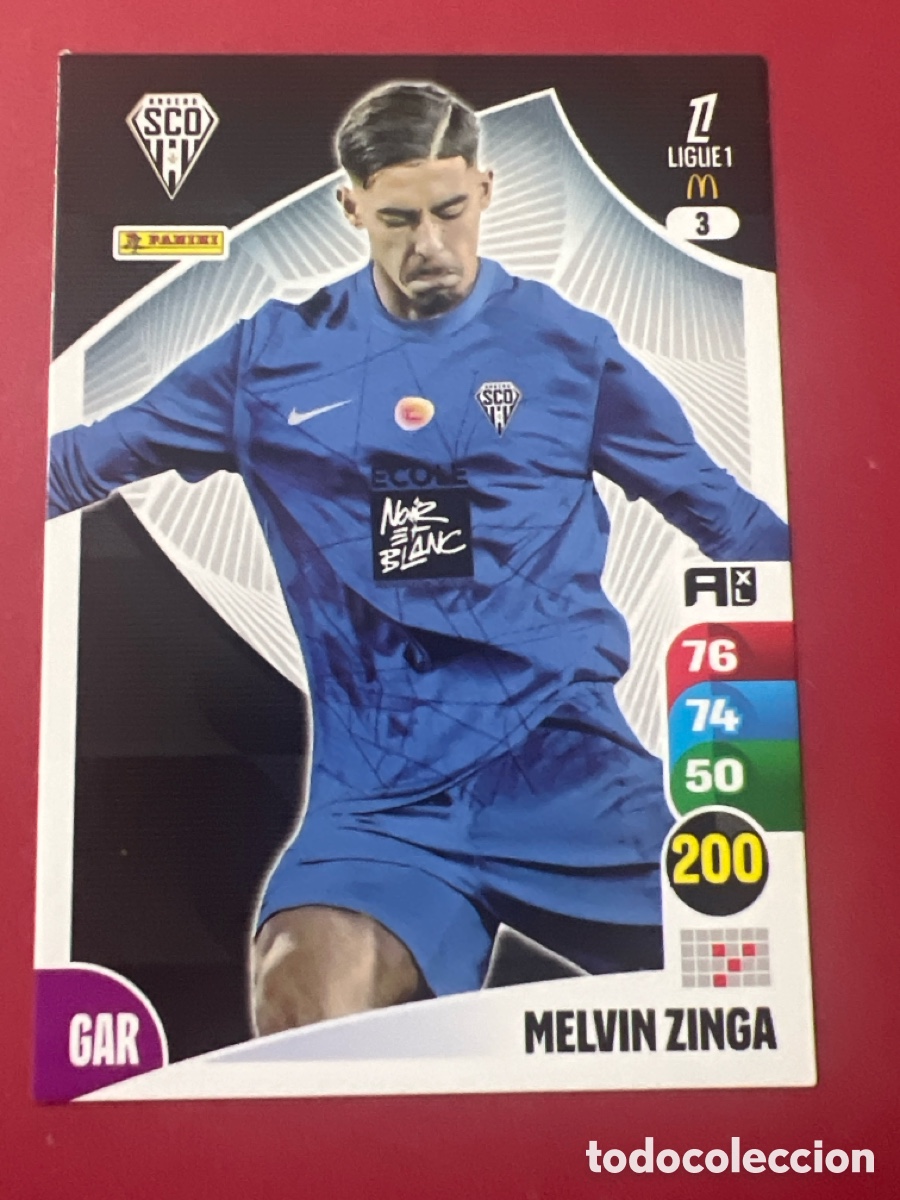 Cromos de F&uacute;tbol: C187. Panini Adrenalyn XL 2025-26 - Melvin Zinga / Angers SCO #3