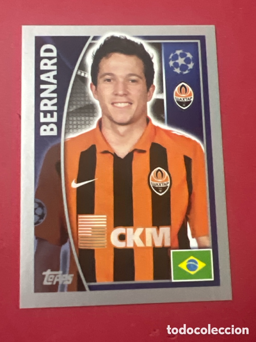 Cromos de F&uacute;tbol: C195. 55 BERNARD (SHAKTHAR DONETSK) UEFA CHAMPIONS LEAGUE 2015/2016 TOPPS