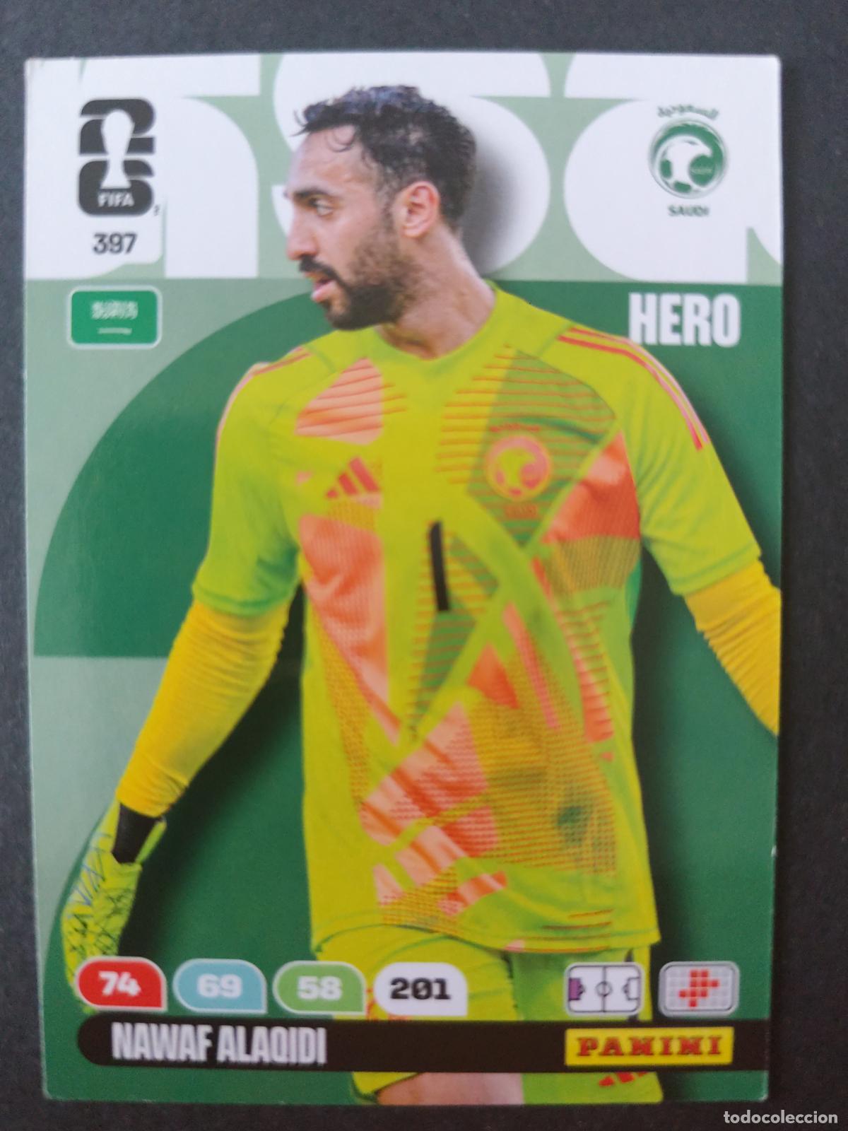 Cromos de F&uacute;tbol: 397 NAWAF ALAQIDI ARABIA SAUD&Iacute; ADRENALYN MUNDIAL FIFA WORLD CUP 2026 PANINI