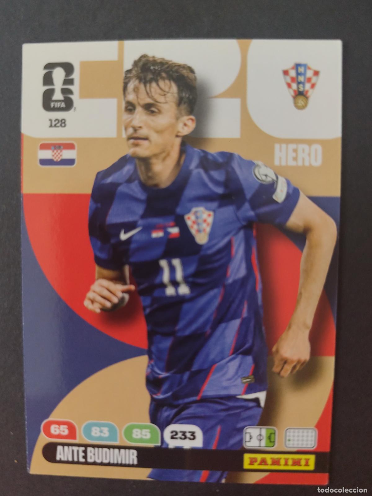 Cromos de F&uacute;tbol: 128 ANTE BUDIMIR CROACIA ADRENALYN MUNDIAL FIFA WORLD CUP 2026 PANINI