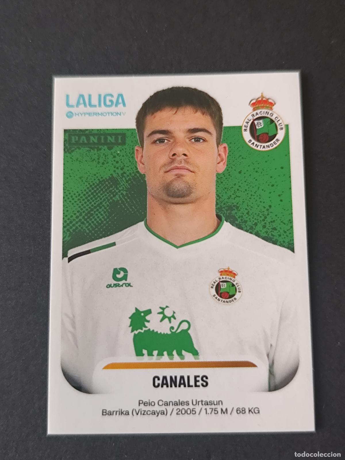 Cromos de F&uacute;tbol: 337 B CANALES RACING SANTANDER SEGUNDA 2&ordf; DIVISI&Oacute;N LIGA HYPERMOTION 2025 2026 25 26