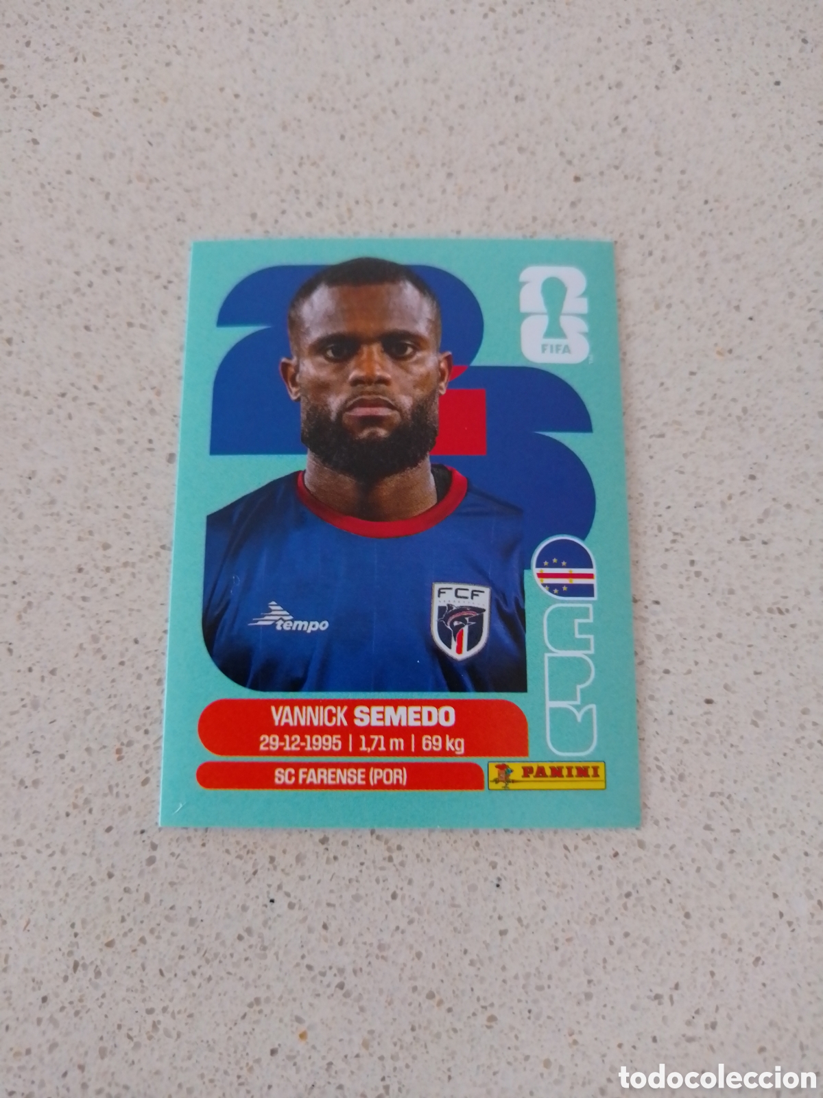 Cromos de F&uacute;tbol: CROMO NUMERO 9 SEMEDO CAVO VERDE . MUNDIAL 2026. PANINI.