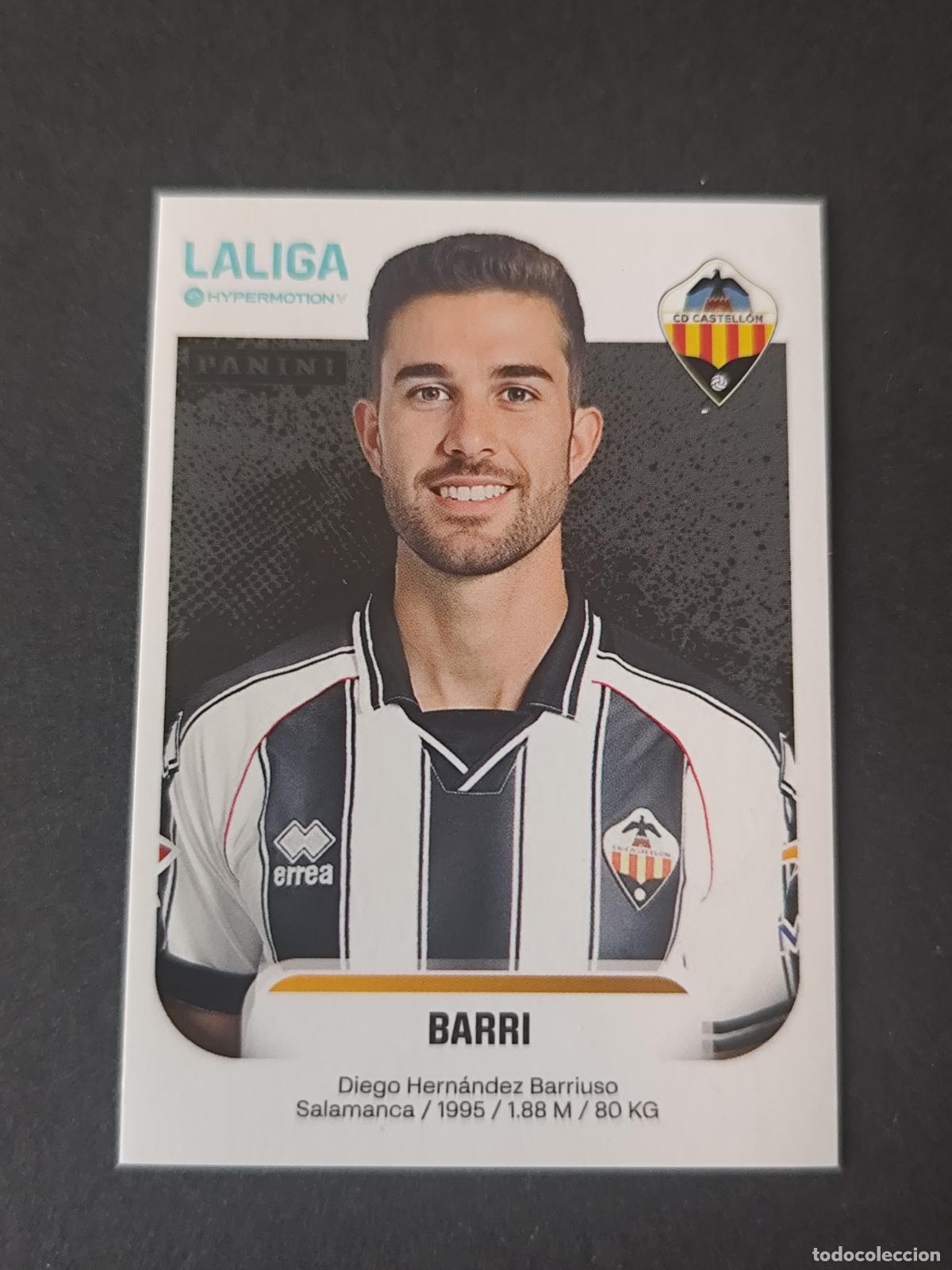 Cromos de F&uacute;tbol: 106 BARRI CASTELL&Oacute;N SEGUNDA 2&ordf; DIVISI&Oacute;N LIGA HYPERMOTION 2025 2026 25 26