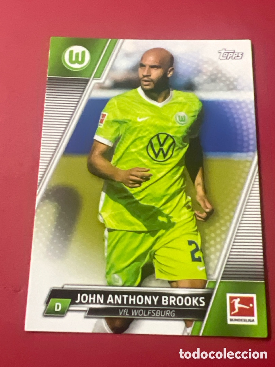 Cromos de F&uacute;tbol: C200. 177 JOHN ANTHONY BROOKS WOLFSBURG CROMO FUTBOL TOPPS BUNDESLIGA 21-22 LIGA ALEMANIA 2021-2022