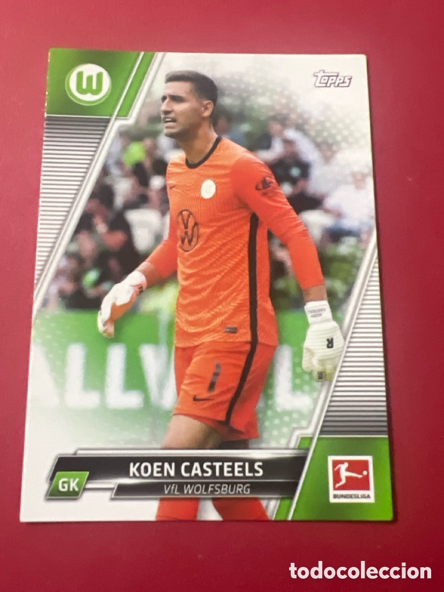 Cromos de F&uacute;tbol: C201. 178 KOEN CASTEELS WOLFSBURG TOPPS BUNDESLIGA CHROME 2021