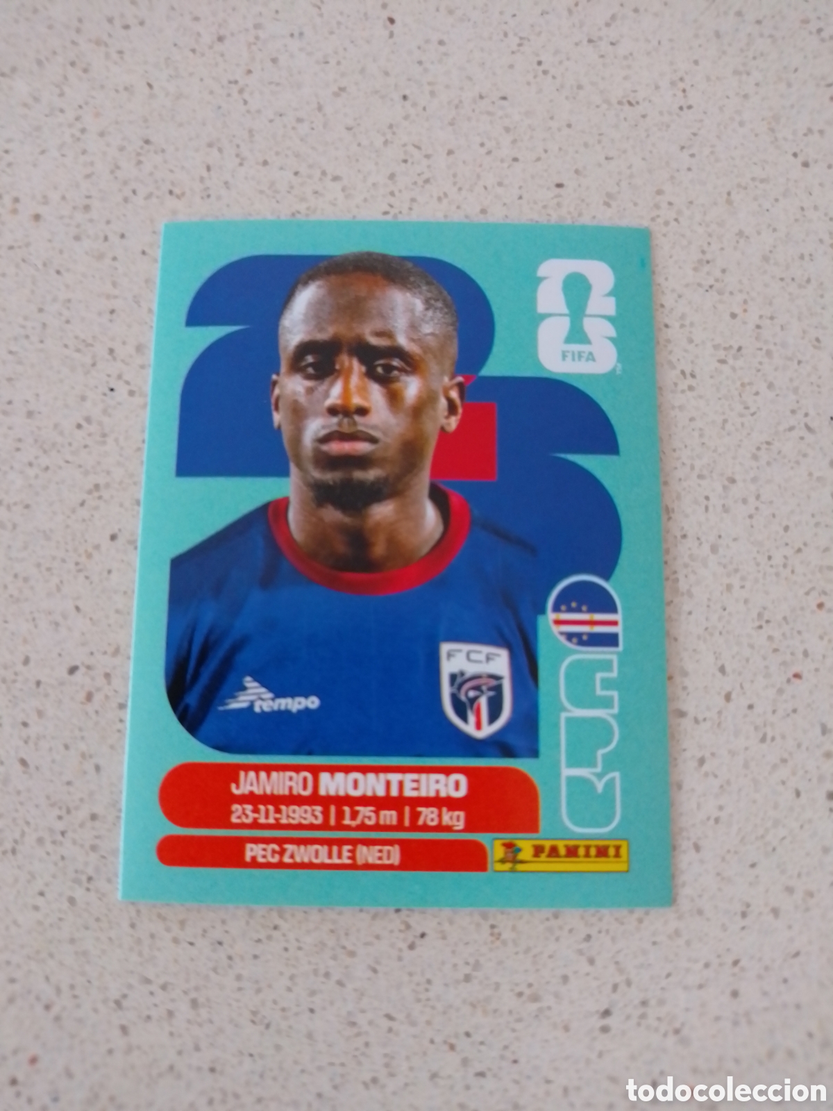 Cromos de F&uacute;tbol: CROMO NUMERO 12 MONTEIRO CAVO VERDE . MUNDIAL 2026. PANINI.