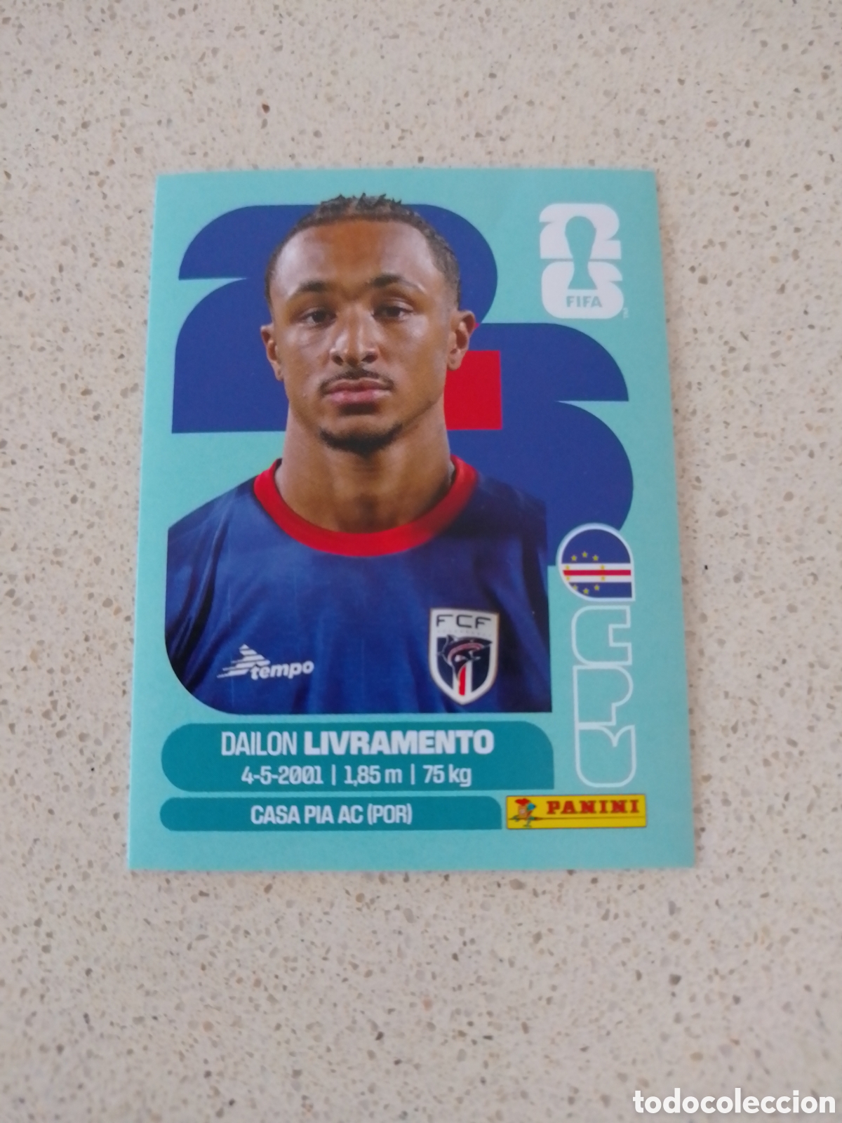 Cromos de F&uacute;tbol: CROMO NUMERO 18 LIVRAMENTO CAVO VERDE . MUNDIAL 2026. PANINI.
