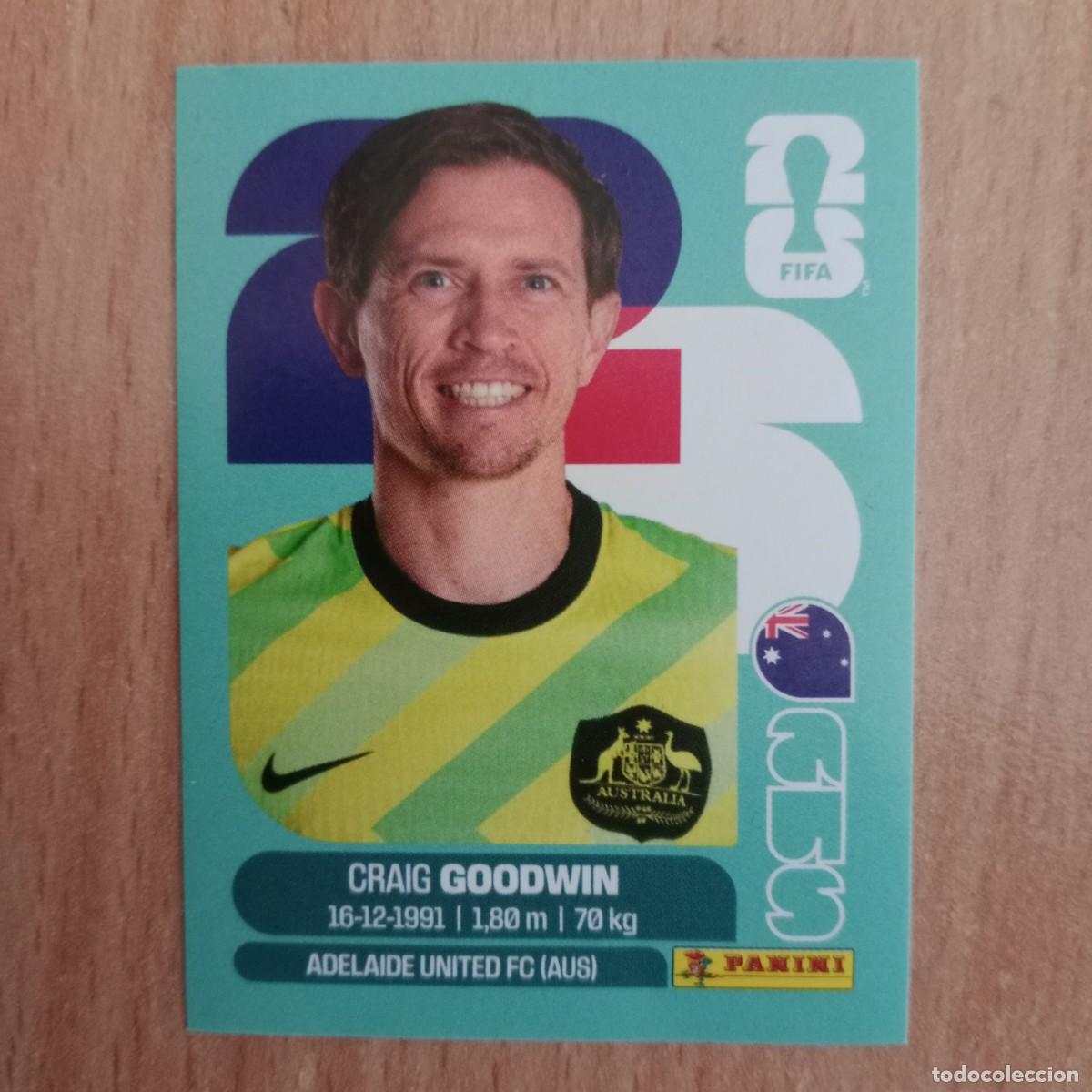 Cromos de F&uacute;tbol: CRAIG GOODWIN , AUSTRALIA , STICKER CROMO N&ordm; AUS 17 , FIFA WORLD CUP 2026 - PANINI - A&Ntilde;O 2026.
