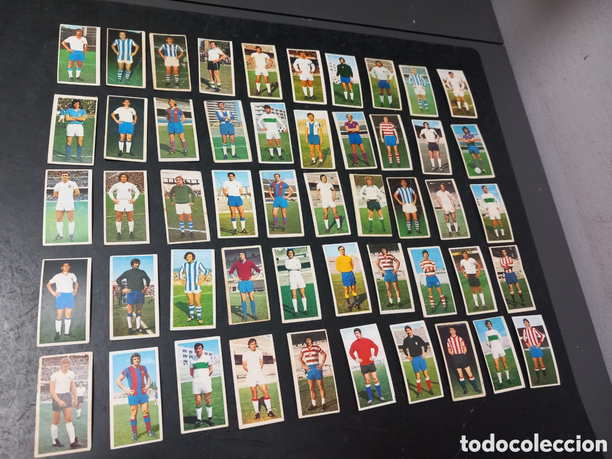 Figurine di Calcio: FUTBOL LIGA 75/76 75 76 EDICIONES ESTE GRAN LOTE DE 50 CROMOS SIN PEGAR ORIGINALES