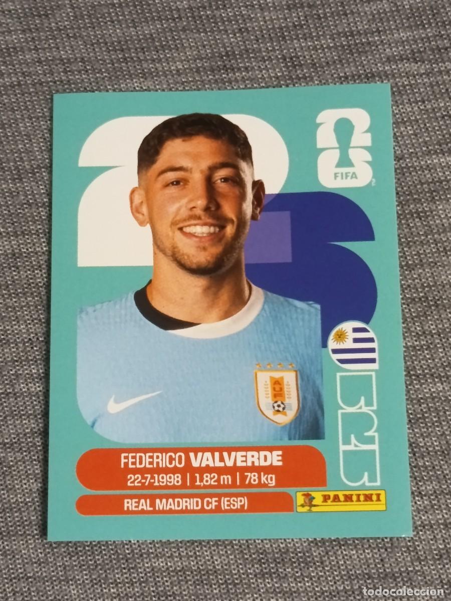 Cromos de F&uacute;tbol: FEDERICO VALVERDE URU 10 STICKER MUNDIAL 2026 PANINI FIFA WORLD CUP NUEVO
