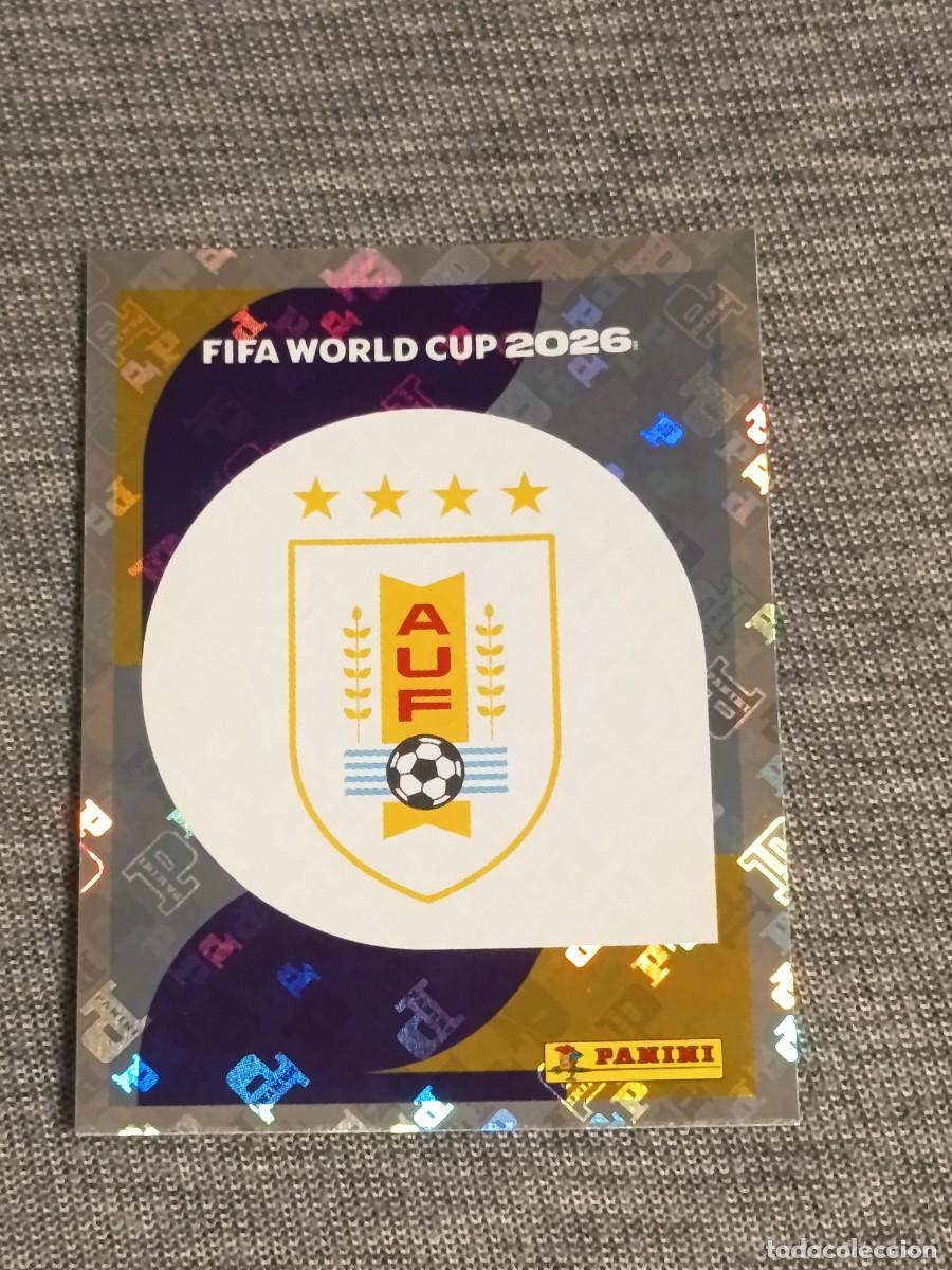 Cromos de F&uacute;tbol: ESCUDO URUGUAY URU 1 STICKER MUNDIAL 2026 PANINI FIFA WORLD CUP NUEVO