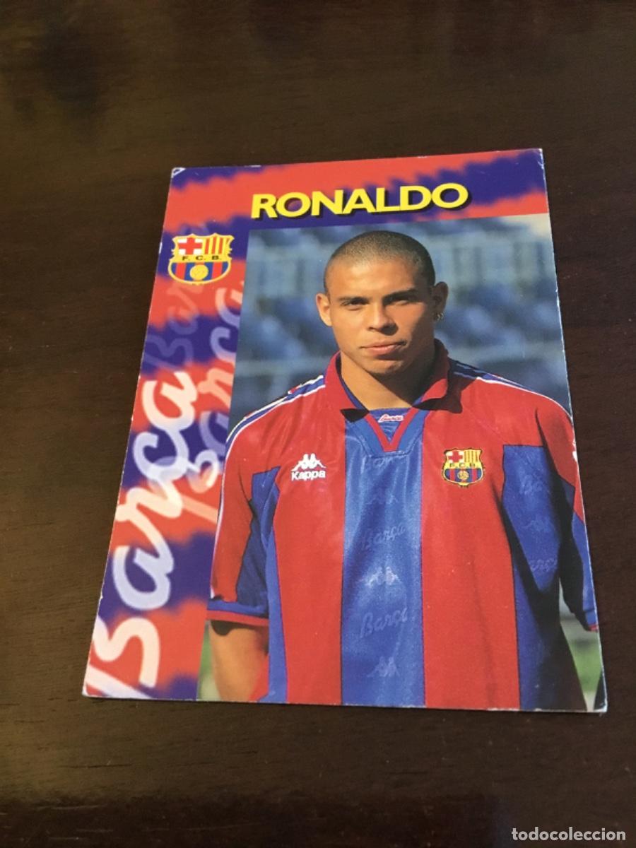 Cromos de F&uacute;tbol: COLECCI&Oacute;N OFICIAL FC BARCELONA 1996 1997 96 97 PANINI RONALDO NAZARIO 20 CARD LIGA ALBUM BAR&Ccedil;A