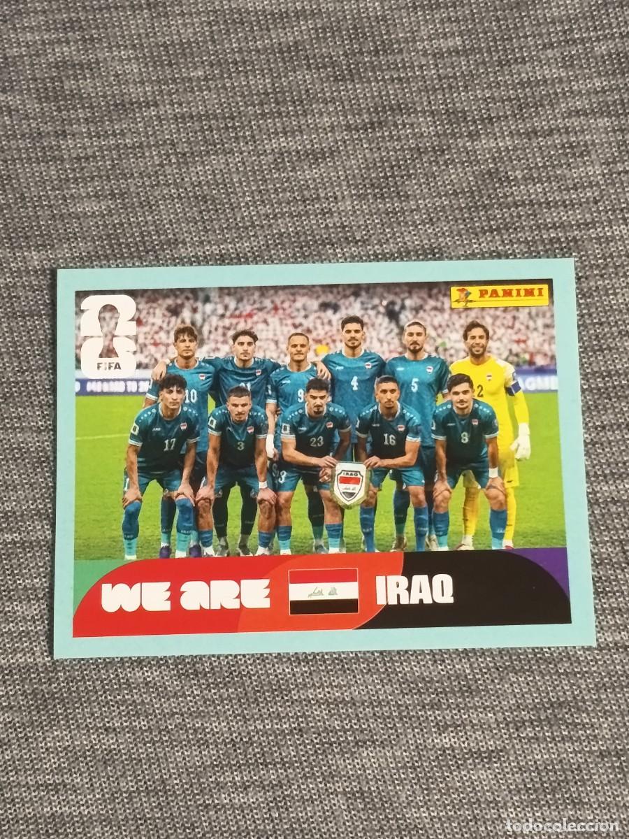 Cromos de F&uacute;tbol: ALINEACI&Oacute;N IRAQ IRQ 13 STICKER MUNDIAL 2026 PANINI FIFA WORLD CUP NUEVO