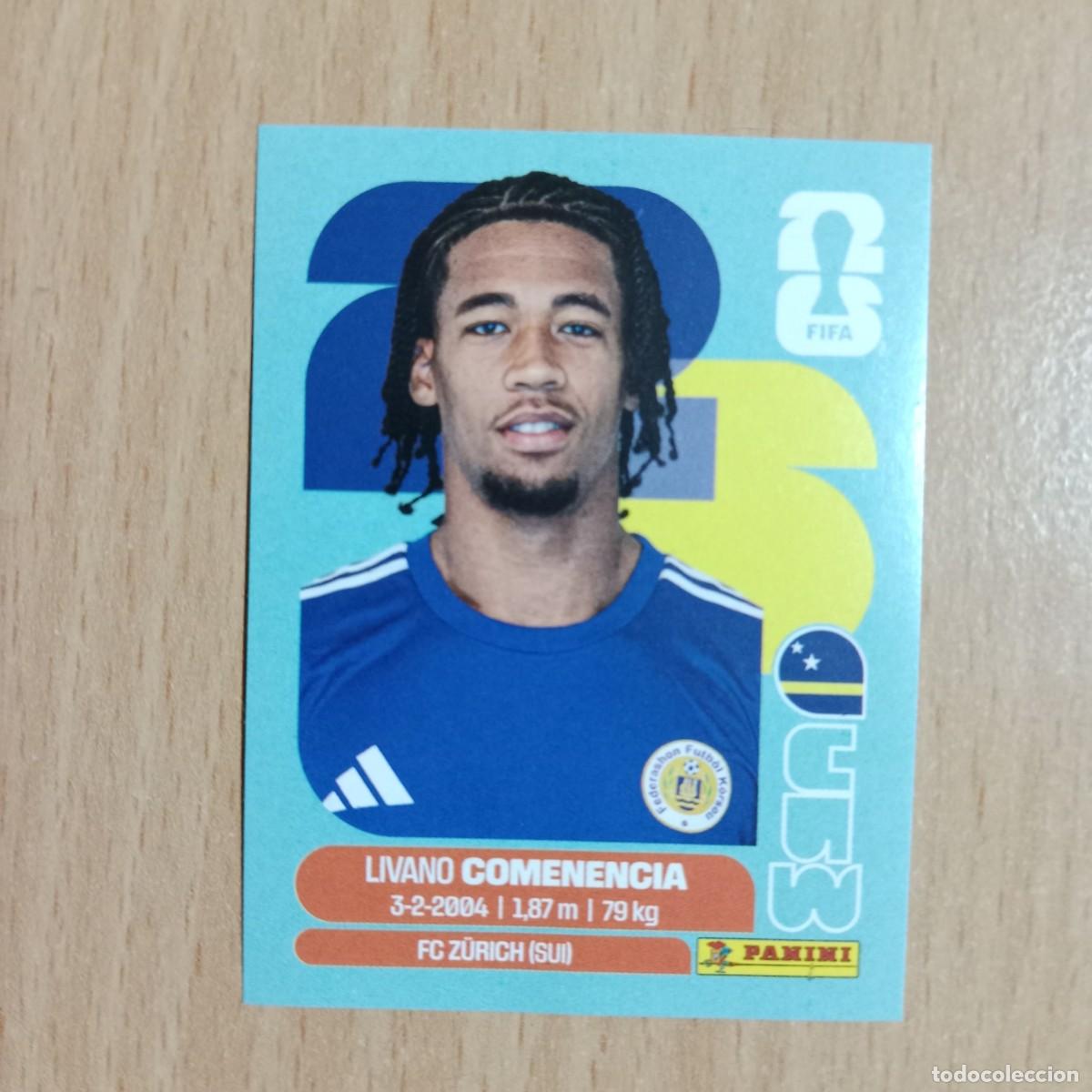 Cromos de F&uacute;tbol: LIVANO COMENENCIA, CURA&Ccedil;AO , STICKER CROMO N&ordm; CUW 9 , FIFA WORLD CUP 2026 - PANINI - A&Ntilde;O 2026.