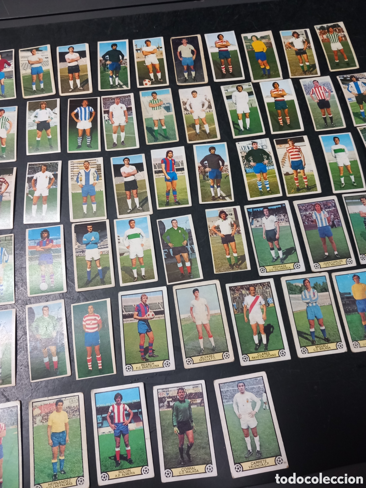 Cromos de F&uacute;tbol: FUTBOL LIGA 75/76 75 76 79/80 79 80 GRAN LOTE DE 50 CROMOS NUNCA PEGADOS ORIGINALES