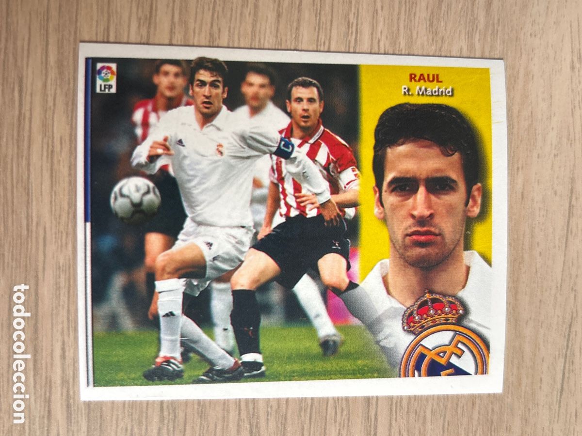 Cromos de F&uacute;tbol: RAUL REAL MADRID LIGA ESTE 2002 2003 02 03 NUNCA PEGADO SIN PEGAR