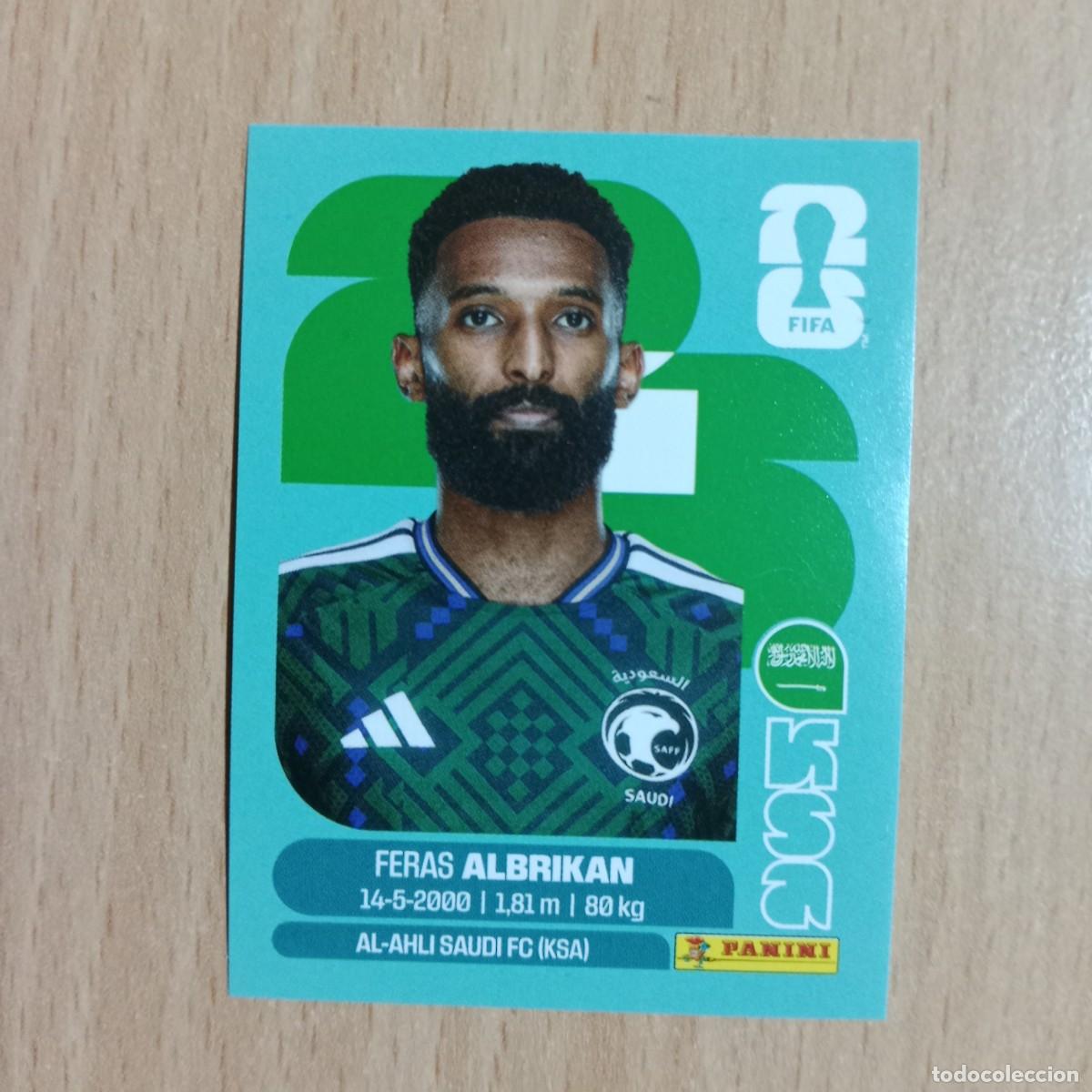 Cromos de F&uacute;tbol: FERAS ALBRIKAN, ARABIA SAUDITA , STICKER CROMO N&ordm; KSA 18 , FIFA WORLD CUP 2026 - PANINI - A&Ntilde;O 2026.