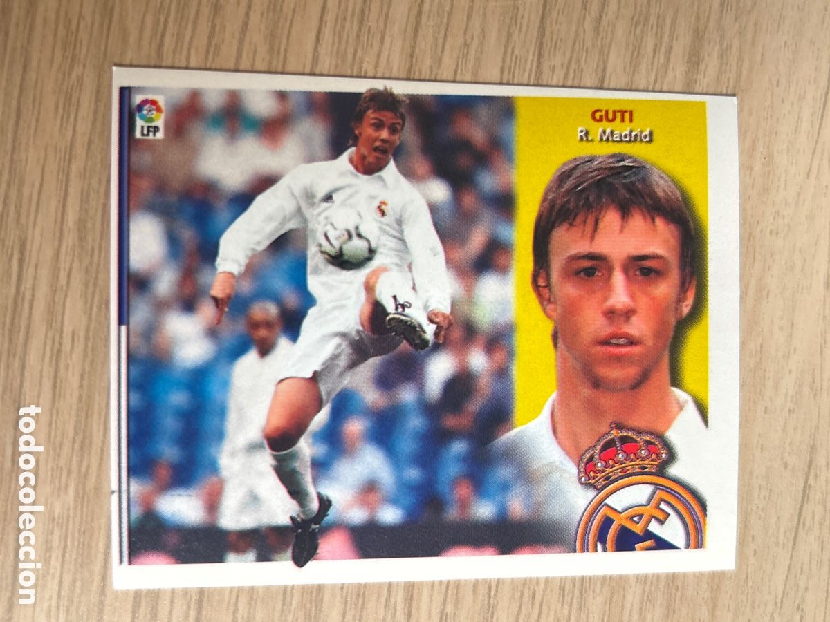 Cromos de F&uacute;tbol: GUTI REAL MADRID LIGA ESTE 2002 2003 02 03 NUNCA PEGADO SIN PEGAR